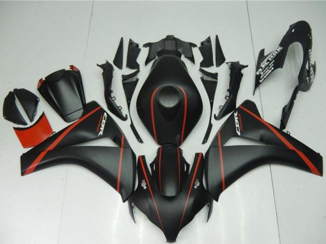 2008-2011 Matte Black Red Honda CBR1000RR Motorcycle Fairings UK Stores