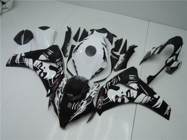 2008-2011 White Glossy Black Honda CBR1000RR Abs Fairings UK Stores