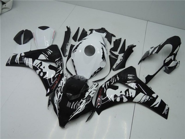 2008-2011 White Glossy Black Honda CBR1000RR Abs Fairings UK Stores