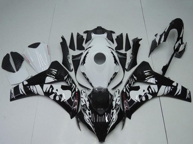 2008-2011 White Glossy Black Honda CBR1000RR Abs Fairings UK Stores