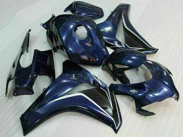 2008-2011 Dark Blue Glossy Black Honda CBR1000RR Motorcycle Fairings UK Stores
