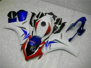 2008-2011 White Red Blue HRC Honda CBR1000RR Bike Fairings UK Stores