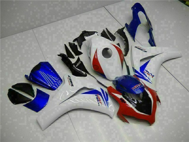 2008-2011 White Red Blue HRC Honda CBR1000RR Bike Fairings UK Stores