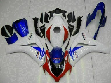2008-2011 White Red Blue HRC Honda CBR1000RR Bike Fairings UK Stores
