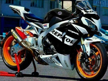 2008-2011 Silver White Glossy Black Repsol Honda CBR1000RR Motorcycle Fairings UK Stores