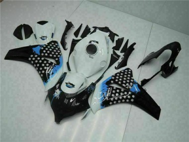 2008-2011 White Blue Glossy Black Honda CBR1000RR Motorcycle Fairing UK Stores