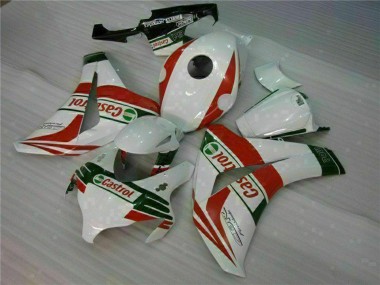 2008-2011 White Red Green Castrol Honda CBR1000RR Motorcycle Fairings UK Stores