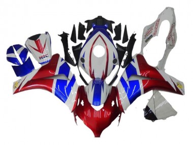 2008-2011 White Red Blue Honda CBR1000RR Motorcycle Fairings UK Stores