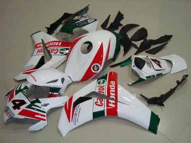 2008-2011 White Red Dark Green Castrol Honda CBR1000RR Motorcycle Fairings UK Stores
