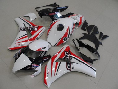 2008-2011 White Red Glossy Black HRC Honda CBR1000RR Motorcycle Fairings UK Stores