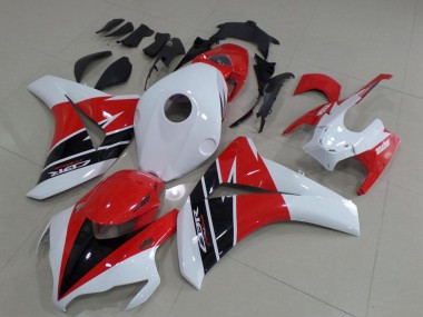 2008-2011 White Red Glossy Black Honda CBR1000RR Motorcycle Fairings Kits UK Stores