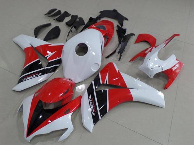 2008-2011 White Red Glossy Black Honda CBR1000RR Motorcycle Fairings Kits UK Stores