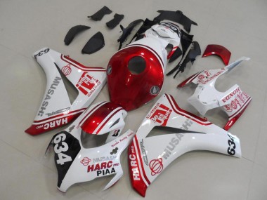 2008-2011 White Red Black HARC Pro PIAA 634 Honda CBR1000RR Motorcycle Fairings UK Stores