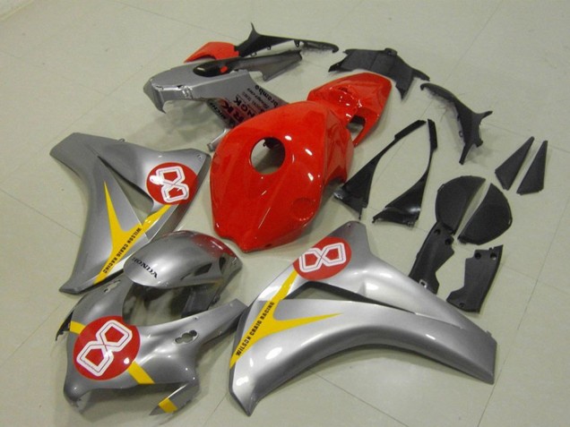 2008-2011 Silver Red Yellow 8 Honda CBR1000RR Motorcycle Fairings UK Stores