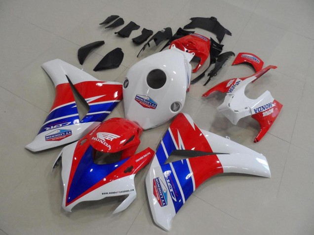 2008-2011 White Red Blue TT Legends Motul Honda CBR1000RR Motorcycle Fairings UK Stores