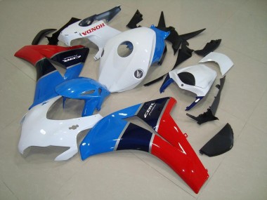 2008-2011 White Light Blue Red Glossy Black Honda CBR1000RR Motorcycle Fairings UK Stores