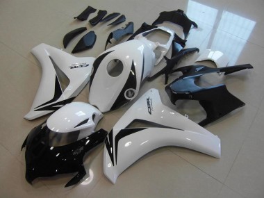 2008-2011 White Glossy Black Honda CBR1000RR Motorcycle Fairing Kits UK Stores