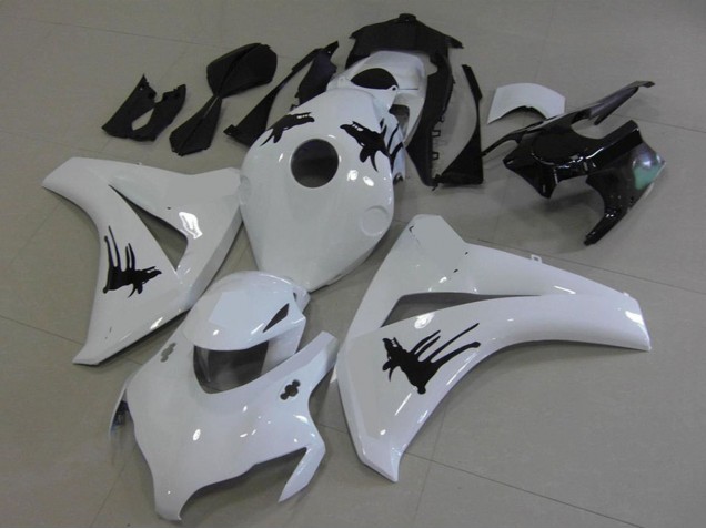 2008-2011 White Black with Special Decals Honda CBR1000RR Motorcycle Fairings UK Stores