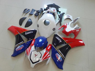 2008-2011 White Red Blue Glossy Black TT Legends Honda CBR1000RR Motorcycle Fairings UK Stores
