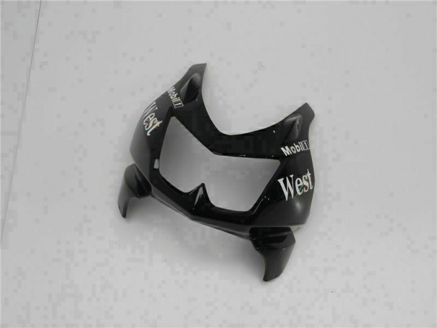 2008-2012 Glossy Black White West Kawasaki EX250 Motorcycle Fairings UK Stores