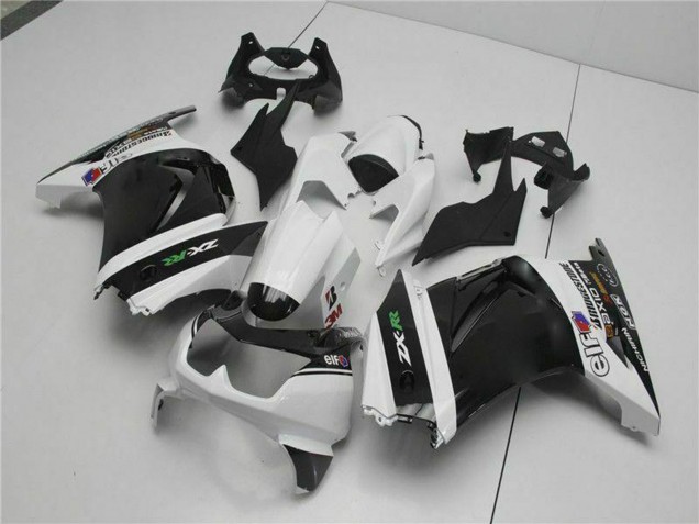 2008-2012 White Black Green Kawasaki EX250 Motorcycle Fairings UK Stores