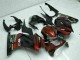 2008-2012 Glossy Black Maroon Red Kawasaki EX250 Motorcycle Fairings UK Stores