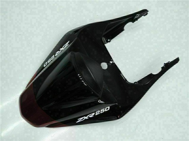 2008-2012 Glossy Black Maroon Red Kawasaki EX250 Motorcycle Fairings UK Stores