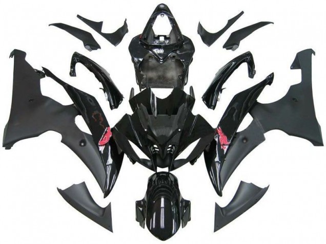 2008-2016 Glossy Black Matte Black Yamaha YZF R6 Motorcycle Fairing UK Stores