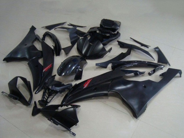 2008-2016 Glossy Black Matte Black Yamaha YZF R6 Motorcycle Fairings UK Stores