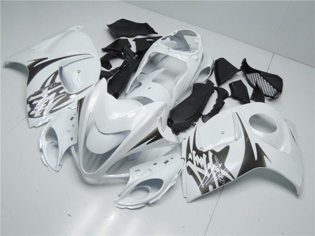 2008-2020 White Suzuki GSXR 1300 Hayabusa Motorcycle Fairings UK Stores
