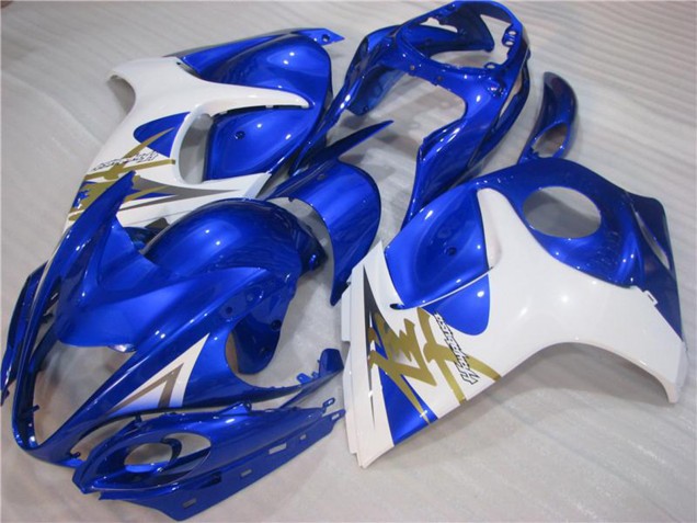 2008-2020 White Blue Suzuki GSXR 1300 Hayabusa Motorcycle Fairings UK Stores