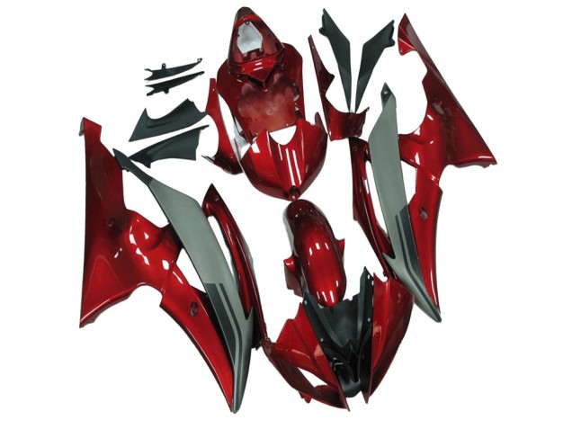 2008-2016 Red Grey Yamaha YZF R6 Motorcycle Fairings UK Stores