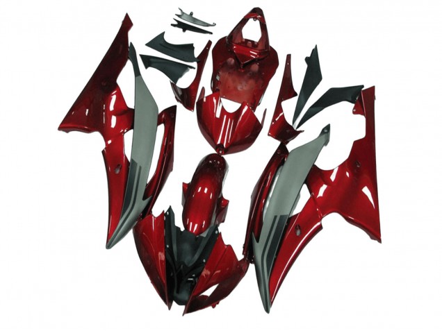 2008-2016 Red Grey Yamaha YZF R6 Motorcycle Fairings UK Stores