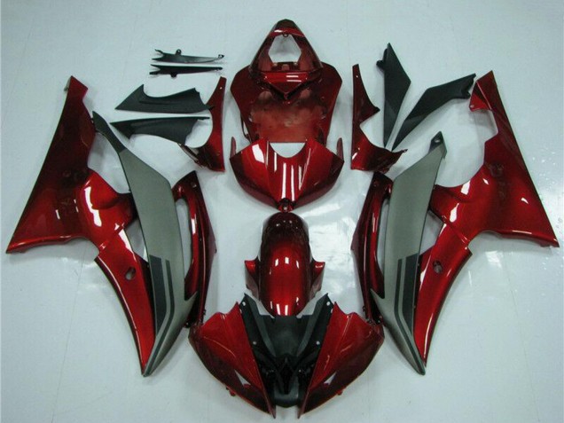 2008-2016 Red Grey Yamaha YZF R6 Motorcycle Fairings UK Stores