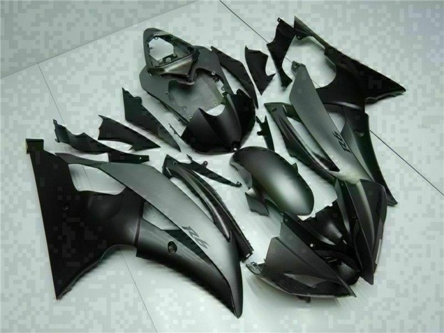 2008-2016 Grey Matte Black Yamaha YZF R6 Motorcycle Fairings UK Stores