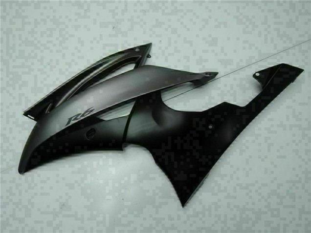 2008-2016 Grey Matte Black Yamaha YZF R6 Motorcycle Fairings UK Stores