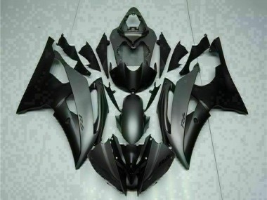 2008-2016 Grey Matte Black Yamaha YZF R6 Motorcycle Fairings UK Stores