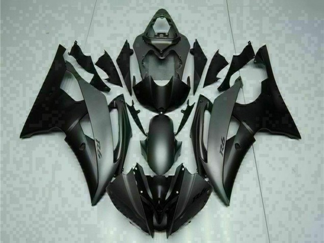 2008-2016 Grey Matte Black Yamaha YZF R6 Motorcycle Fairings UK Stores