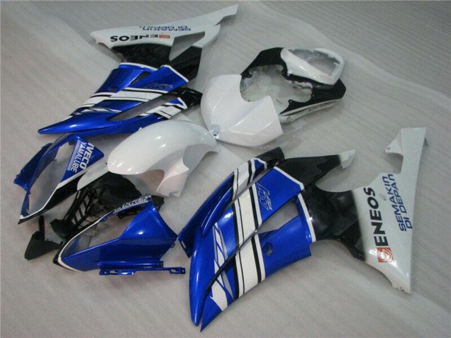 2008-2016 White Blue Black ENEOS Semakin Didepan Yamaha YZF R6 Motorcycle Fairings UK Stores