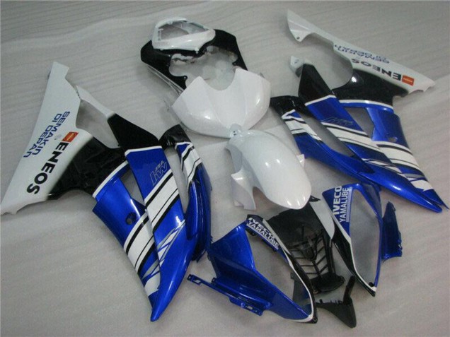 2008-2016 White Blue Black ENEOS Semakin Didepan Yamaha YZF R6 Motorcycle Fairings UK Stores