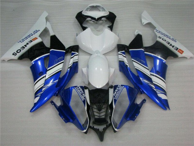 2008-2016 White Blue Black ENEOS Semakin Didepan Yamaha YZF R6 Motorcycle Fairings UK Stores