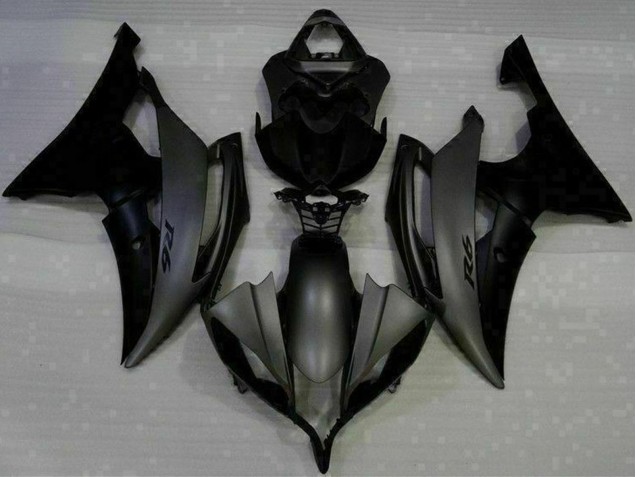2008-2016 Matte Black Yamaha YZF R6 Motorcycle Fairing UK Stores