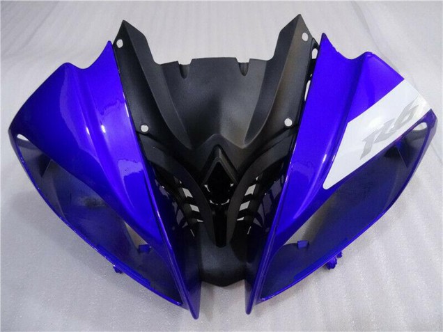 2008-2016 White Blue Matte Black Yamaha YZF R6 Motorcycle Fairings UK Stores