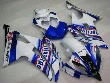 2008-2016 White Blue Red Sterilgarda Volvo Fimer Yamalube Yamaha YZF R6 Motorcycle Fairings UK Stores