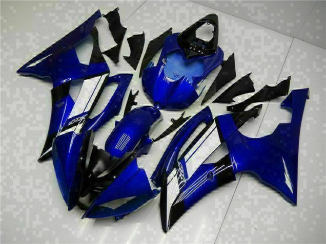 2008-2016 Blue White Yamaha YZF R6 Motorcycle Fairings UK Stores