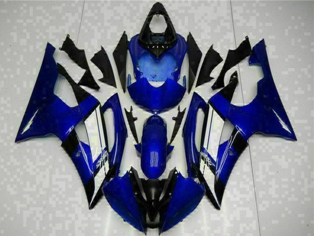 2008-2016 Blue White Yamaha YZF R6 Motorcycle Fairings UK Stores