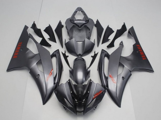 2008-2016 Grey Red Decals Yamaha YZF R6 Motorcycle Fairing UK Stores