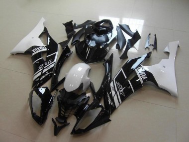 2008-2016 White Glossy Black Yamaha YZF R6 Motorcycle Fairing UK Stores