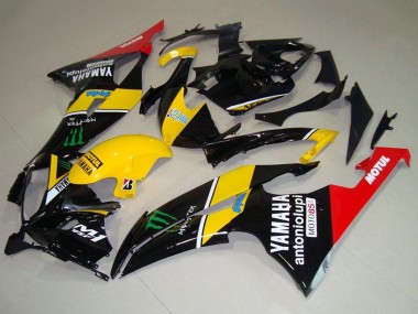 2008-2016 Yellow Red Glossy Black Green Monster Motul Yamaha YZF R6 Motorcycle Fairings UK Stores
