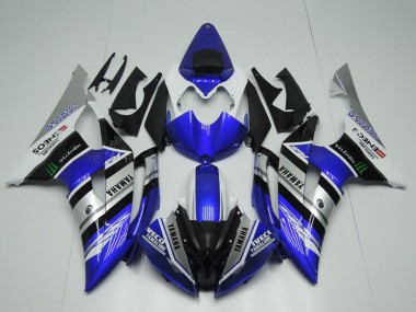 2008-2016 White Blue Silver Black Monster ENEOS Yamalube Semakin Didepan Yamaha YZF R6 Motorcycle Fairings UK Stores
